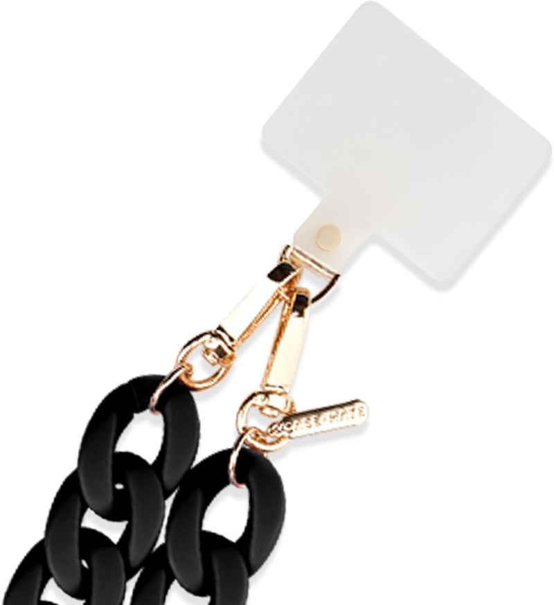 Casemate Crossbody Phone Lanyard / Chain [Works with All Phones] Hands-Free Strap - Cell Phone Charm - Neck Chain Holder for iPhone 17 Pro Max / 16 Pro Max / 15 Pro Max / 14 / 13 / S25 Ultra - Black - Image 2